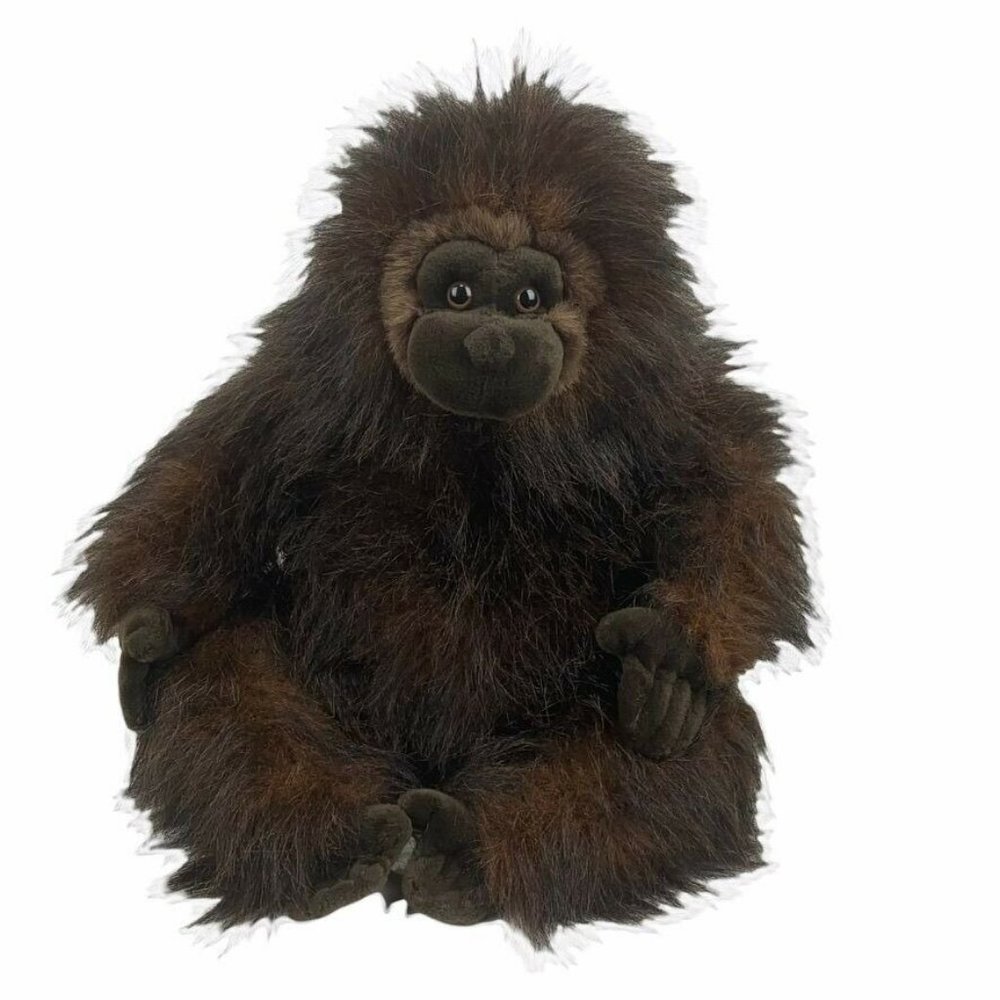 Peepah Pals A&A Plush Monkey Gorilla Ape Brown Furry Stuffed Animal